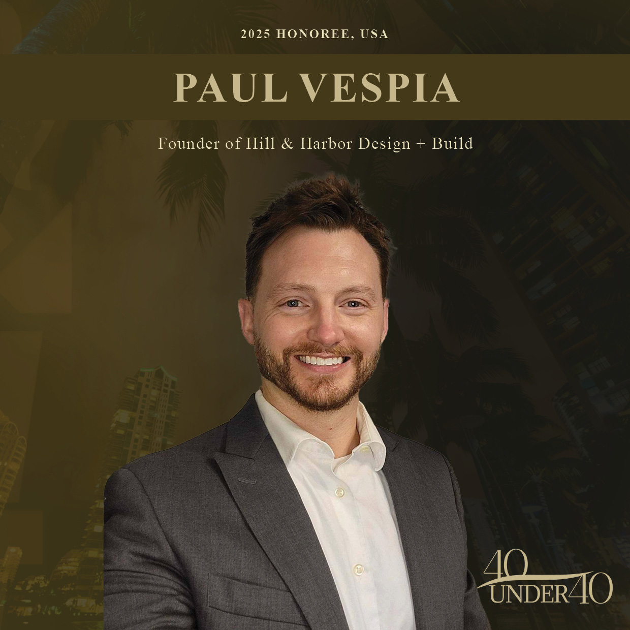 Paul Vespia, founder of Hill & Harbor Design & Build