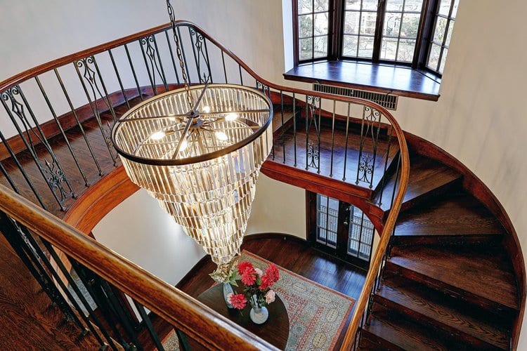 Historic spiral staircase restoration providence