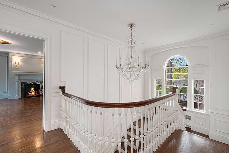 Historic staircase landing renovation ri