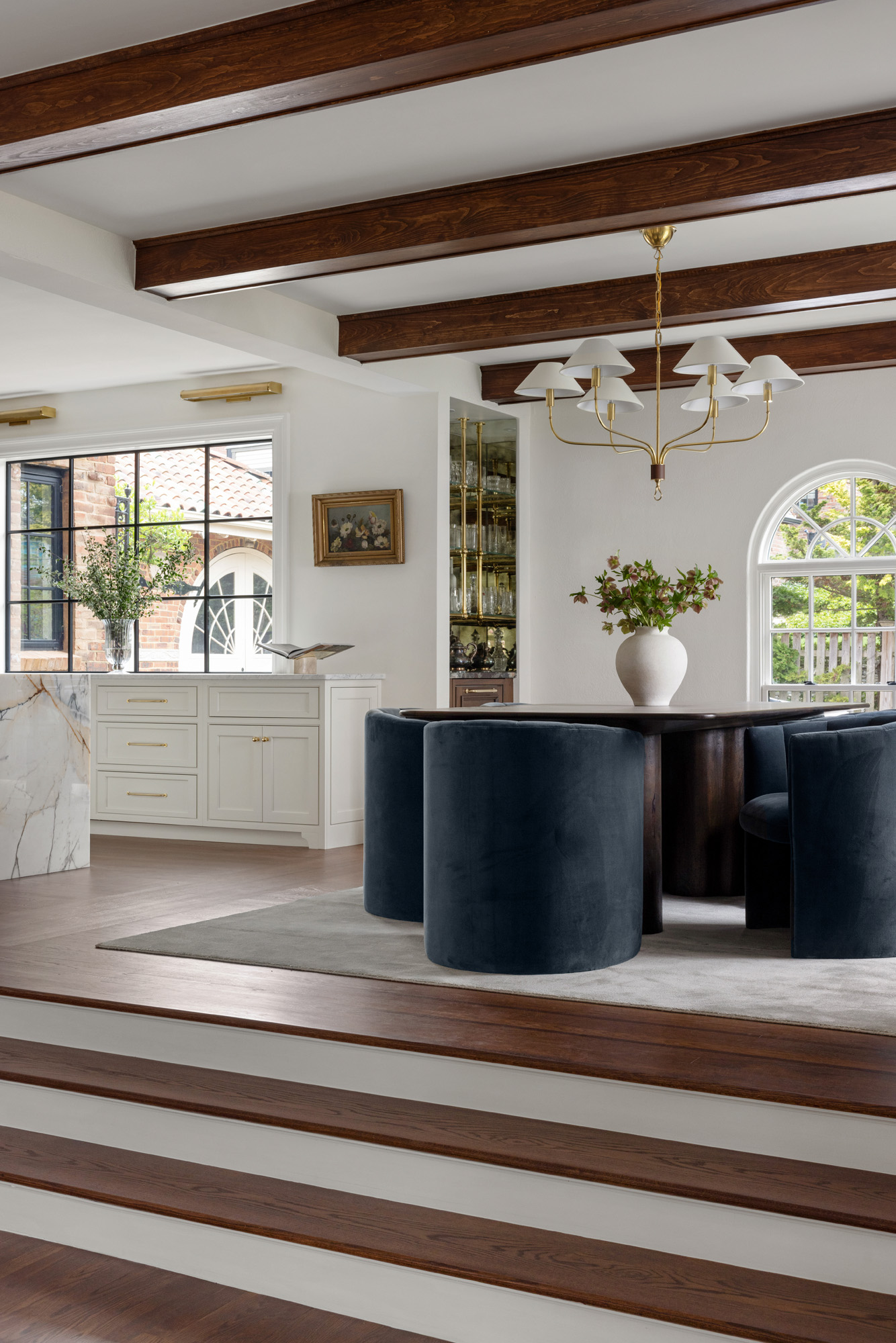 Hill and harbor dining room design providence