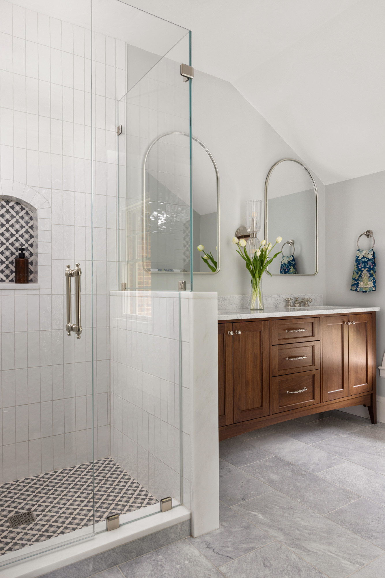 Hill and harbor luxury bathroom renovation providence